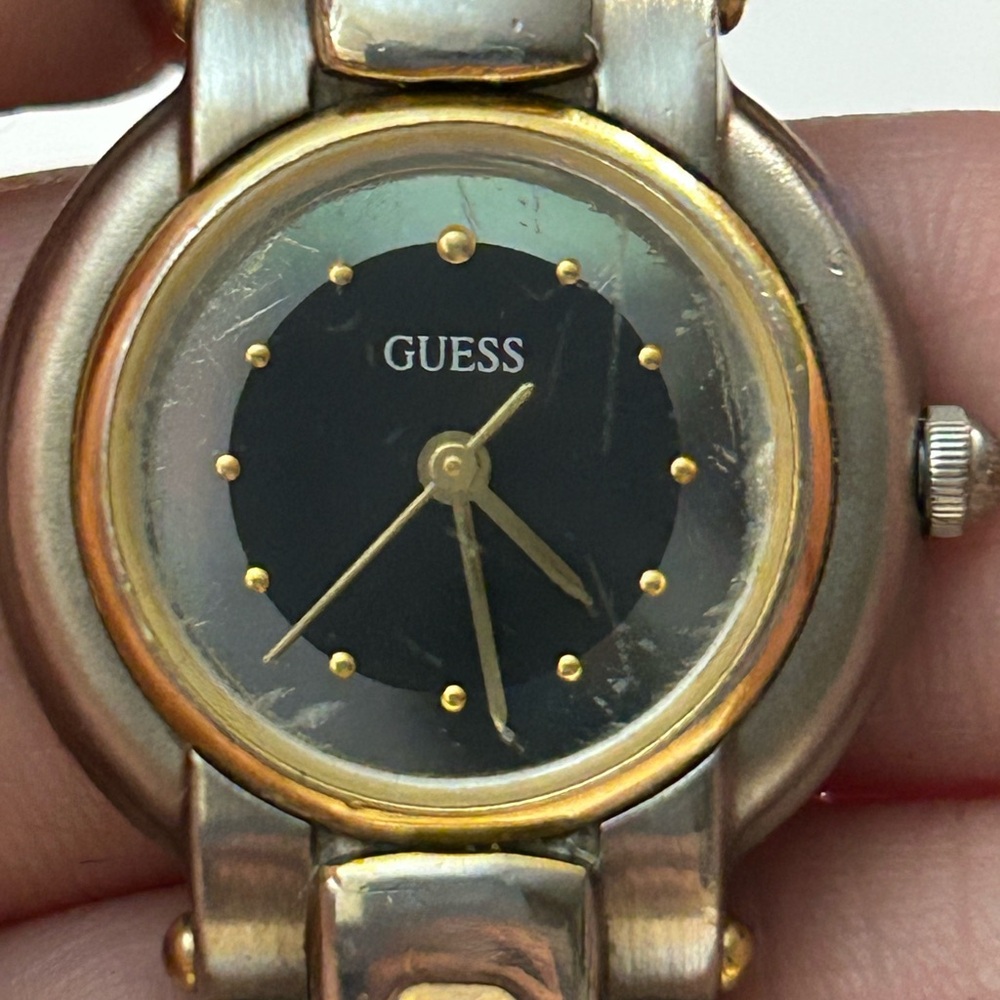 Guess Two-Tone Gold and Silver Watch